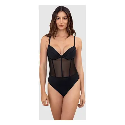 Multipurpose Sheer Corset Style Bodysuit