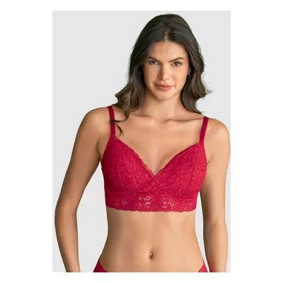 Lace bra without bows