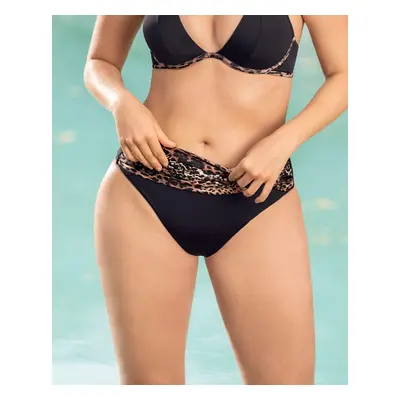 Eco-Friendly Slimming Bikini Bottom with Criss Cross Waistband