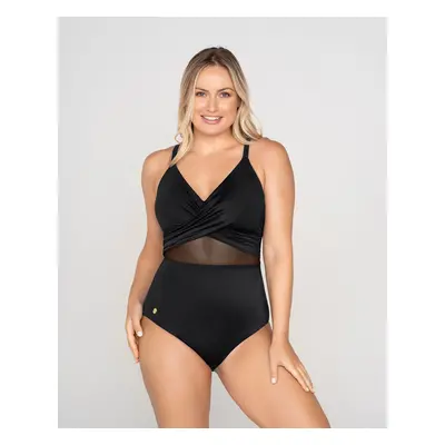 Sheer Details One-Piece Slimming Swimsuit