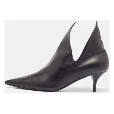 Burberry Black Leather Essendon Pumps Size 37.5