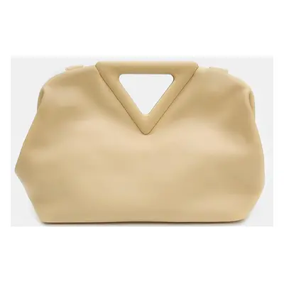 Bottega Veneta Almond Small Triangle Handle Bag