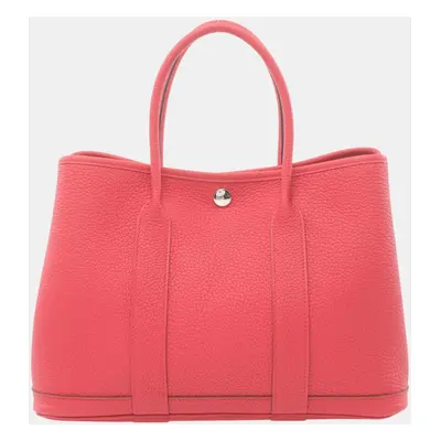 Hermes Garden Party TPM Tote Bag Pink