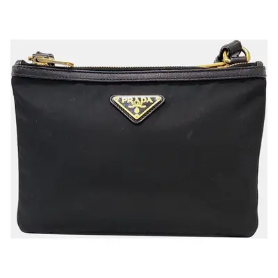 Prada Black Tessuto Crossbody Bag