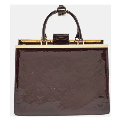 Louis Vuitton Amarante Monogram Vernis Deesse GM Bag