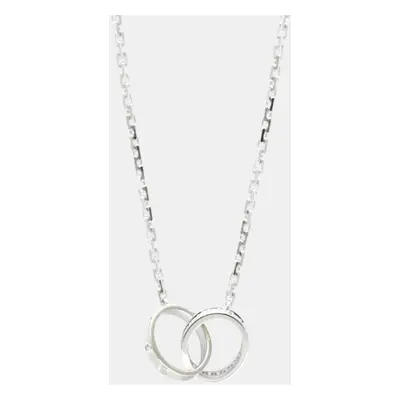 Cartier 18K White Gold and Diamond Love Pendant Necklace