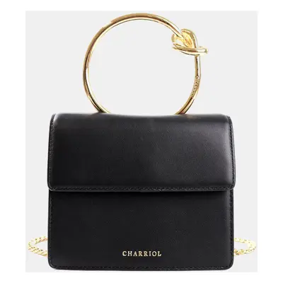 Charriol Black Leather ZENITUDE Handbag