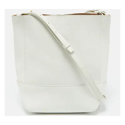 Bottega Veneta White Leather Shoulder Bag