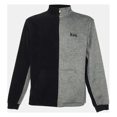 Kith Black & Grey Wool Zip Front Jacket