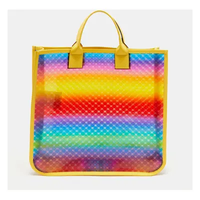 Gucci Multicolor Diamante Vinyl and Leather Tote