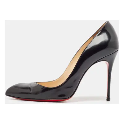 Christian Louboutin Black Leather Corneille Pumps Size