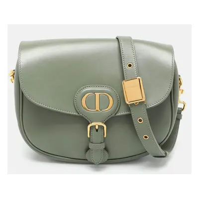 Dior Green Leather Medium Bobby Shoulder Bag