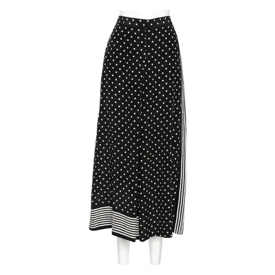 Stella McCartney Monochrome Polka Dotted Silk Wide Leg Pants