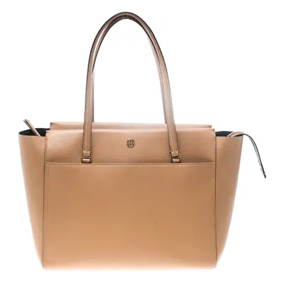 Tory Burch Brown Leather Parker Tote