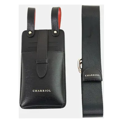 Charriol Black / Orange Leather Mobile Accessories