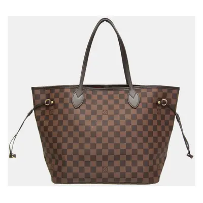 Louis Vuitton Brown Canvas MM Neverfull Tote Bag