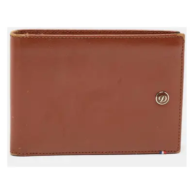 S.T. Dupont Brown Leather Bifold Wallet