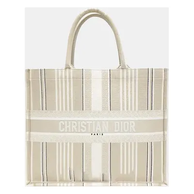 Dior Beige Canvas Book Tote bag