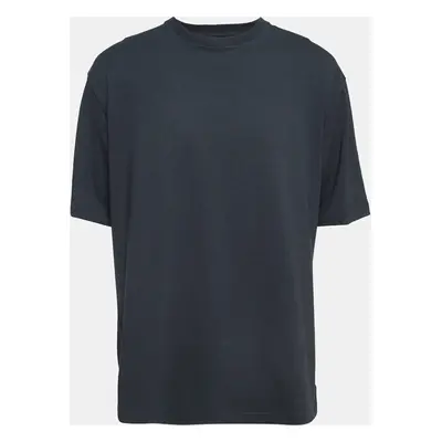 Bottega Veneta Grey Cotton Crew Neck T-Shirt