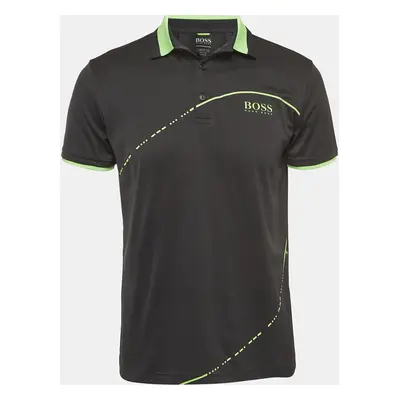 Boss By Hugo Boss Black Contrast Trim Jersey Polo T-Shirt