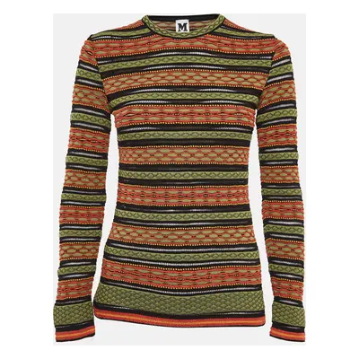 M Missoni Multicolor Patterned Knit Top