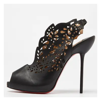 Christian Louboutin Black Leather Markesling Pumps Size