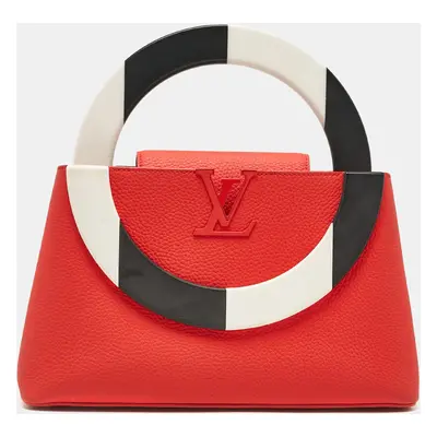 Louis Vuitton Red/Black Taurillon Leather Artycapucines MM Bag