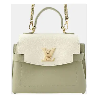 Louis Vuitton Rock Me Ever Green/White Grained Calf Leather Size MINI