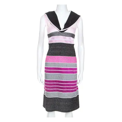 Missoni Pink and Black Knit Sleeveless Dress