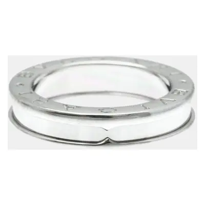 Bvlgari 18K White Gold B.Zero1 Band Ring EU