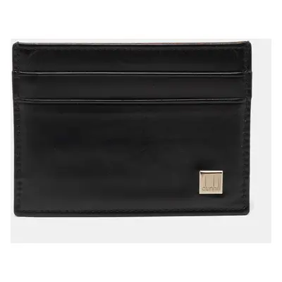 Dunhill Black/Brown Leather Card Holder