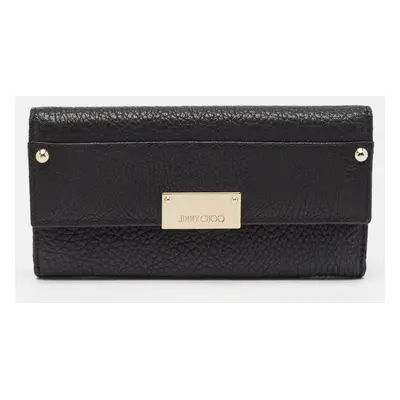 Jimmy Choo Black Reese Continental Wallet