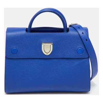 Dior Blue Leather Medium Diorever Tote