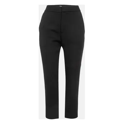 Marni Black Wool Blend Trousers