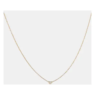 Tiffany & Co. Elsa Peretti Diamonds by the Yard 18k Yellow Gold Necklace