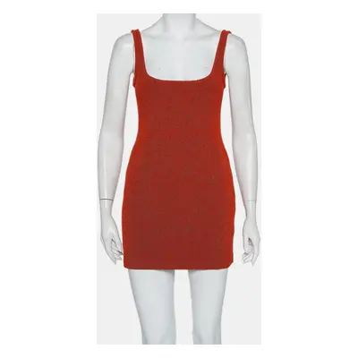 Season Yeezy Red Knit Akira Tank Mini Dress