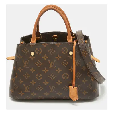 Louis Vuitton Monogram Canvas and Leather Montaigne BB Bag