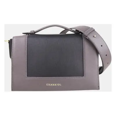 Charriol Black Leather Marina Crossbody