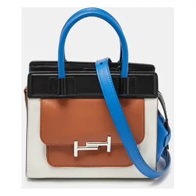 Tod's Tri Color Leather MIni Double T Tote