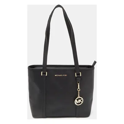 MICHAEL Michael Kors Black Coated Canvas Sady Tote