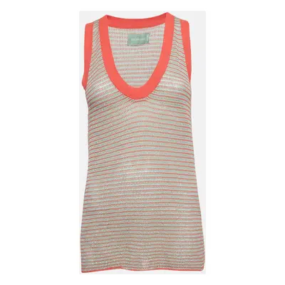 Zadig & Voltaire Multicolor Lurex Knit Tank Top