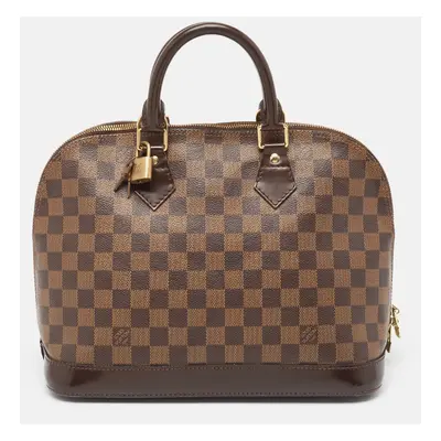 Louis Vuitton Damier Ebene Canvas Alma PM Bag