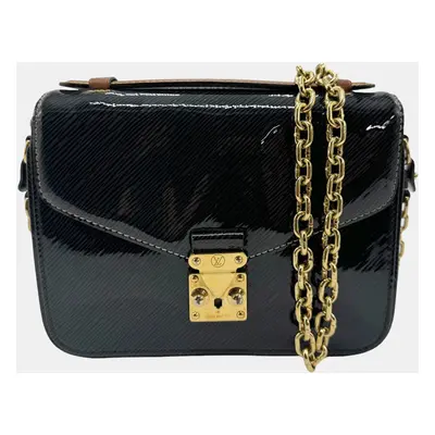 Louis Vuitton Black Shiny Epi Leather Mini Pochette Metis Shoulder Bag