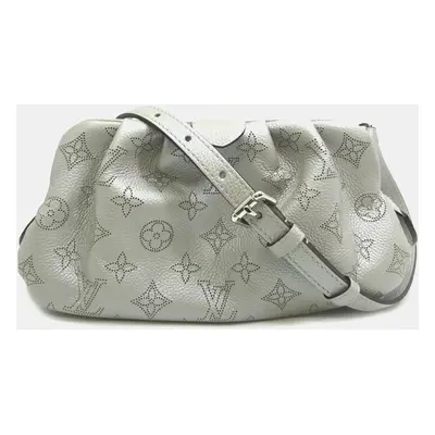 Louis Vuitton Grey Mahina Leather Scala Shoulder Bag