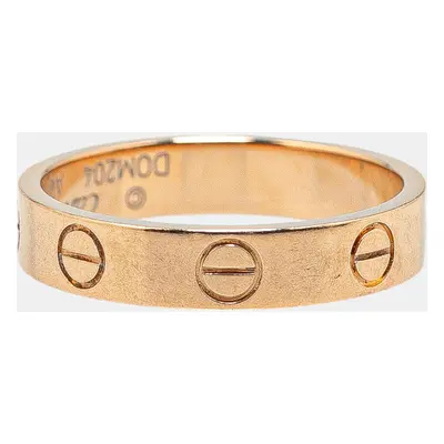 Cartier 18K Rose Gold Love Ring