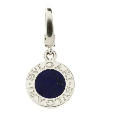 Bvlgari Lapis Lazuli 18K White Gold Pendant Charm