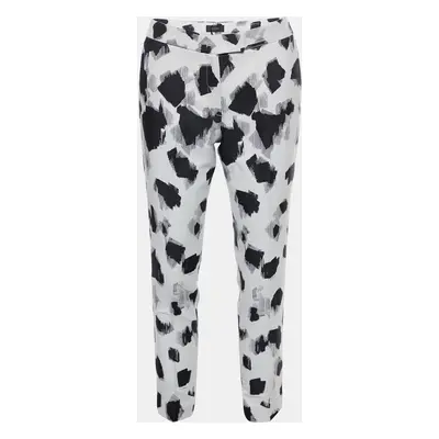 Joseph Monochrome Abstract Jacquard Tapered leg Pants