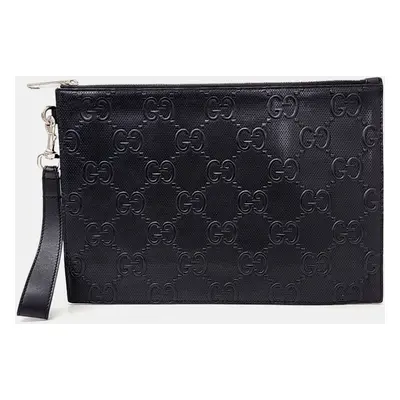 Gucci GG Emboss Clutch Bag