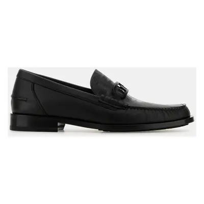 Fendi Black Leather Mocassin UK EU