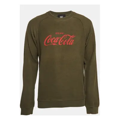 D&G Green Coco Cola Print Cotton Sweatshirt